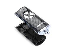 Hörmann HSE4BS 4510788 - Carcasa vacía para mando a distancia (aspecto de carbono, sin batería, sin placa de circuito, carcasa superior e inferior)