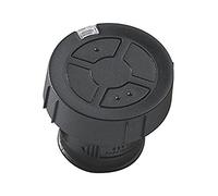 Hörmann Mando a distancia HSZ2 868-BS, Mando para puertas de garaje con 2 funciones de botón, Mando a distancia inalámbrico con tecnología BiSecur, negro, Nº de pedido 436782