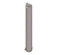 Hörmann Muelle de torsión cónico nº L707 (con identificación de muelle, muelle izquierdo, para puertas de garaje) 3051917, plata