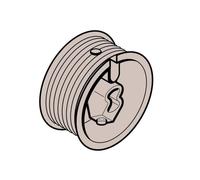 Hörmann Tambor de cuerda (sin cuerda, altura del marco 2250, izquierda, construcción robusta y alta capacidad de carga) 4018647