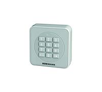 Hörmann Teclado codificado por radio FCT3-1 BS (868 MHz, para controlar hasta 3 automatismos para puertas, teclado retroiluminado, color RAL 7040) 4511856, gris