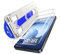 Hoerrye Para Samsung Galaxy A57 para cristal blindado - Protector de pantalla de dureza 9H+, 100% compatible con huellas dactilares [HD transparente, fácil instalación, 0 polvo y burbujas] Antipeeping