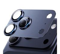 Hoerrye Protector de cámara para iPhone 17 Pro - [12 pies de calidad militar a prueba de roturas] [fuerte adsorción] metal 9H + pantalla de la cámara de vidrio templado cubierta protectora completa