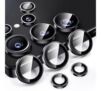 Hoerrye Protector de cámara para Samsung Galaxy S25 Ultra, protección individual de la cámara, antiarañazos, dureza 9H, resistente a los arañazos, protección contra caídas de titanio espacial de grado