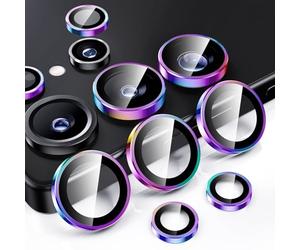 Hoerrye Protector de cámara para Samsung Galaxy S25 Ultra - Protección individual de la cámara, antiarañazos, dureza 9H, resistente a los arañazos, protección contra caídas de titanio espacial de