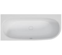 Hoesch iSensi bañera de esquina 180x180 cm oval blanco 3834.010