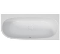 Hoesch iSensi bañera de esquina 180x180 cm oval blanco 3835.010