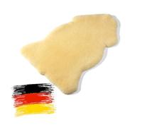 Hofbrucker® Alfombra de piel de oveja 100% suave de merino orgánico para bebé, auténtica piel de cordero de Baviera, curtido médico, libre de contaminantes, diferentes tamaños, ecológica, fabricada en