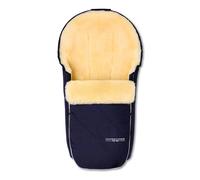 Hofbrucker® Nuevo Saco para cochecito de bebé de alta calidad para otoño/invierno/principios de piel de cordero para cochecito y Maxi Cosi 0-10 meses con manta extraíble (azul marino)