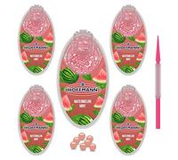 Hoffmann - Cápsulas de aroma de melón y menta, bolas de filtro de click DIY | Paquete de 5 | 500 bolas