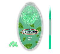 Hoffmann - Cápsulas de aroma premium verde menta | Bolas de filtro de clic DIY | 100 bolas