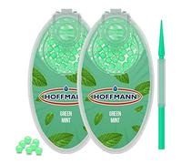 Hoffmann - Cápsulas de aroma premium verde menta | DIY Click Filter Bolas | 2 unidades | 200 bolas