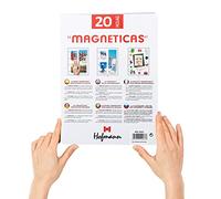 Hofmann | Hojas magnéticas blancas para álbum de anillas | Pack de 20 hojas magnéticas | 235 x 320 mm | Color Blanco