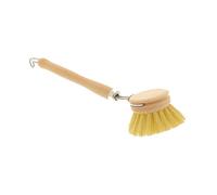 Hofmeister Holzwaren® Cepillo para lavavajillas de madera, cabezal de cepillo para cambiar, buenos resultados de aclarado gracias a las cerdas de fibra estables Cepillo para platos Pequeño 23*4*4.3cm