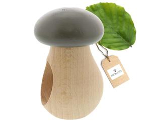 Hofmeister® Seta Cascanueces, Madera de Haya, Hecha a Mano en Europa, rompe fácilmente Cualquier Nuez, Ideal para niños, Gris, 10 x 6,5 x 6,5 cm