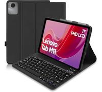 Hofsos Funda con Teclado para Lenovo Tab M11 2024 11 Pulgadas, Bluetooth Español Ñ Teclado, Funda Protectora para Extraíble con Portalápices para Lenovo Tab M11 Tablet 11" (Negro)