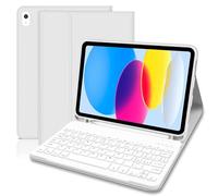 Hofsos Funda iPad A16 11/10 Generación con Teclado (11/10.9 Pulgadas, 2025/2022) - Italiano QWERTY Magnético Desmontable Bluetooth Teclado, Funda con Soporte Lápiz para Ipad 11/10 Gen, Gris