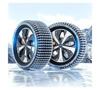 HOFUNTRE Cadena Nieve Coche, Cadenas para Neumáticos de Nieve | Acero al Manganeso, Forma de Prisma Hexagonal Reforzado, Resistente a las Heladas(255/70R15)