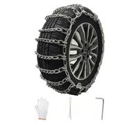 HOFUNTRE Cadena Nieve Coche, Cadenas para Neumáticos de Nieve | Acero Aleado, Torsión Genética, Punto de Ruptura por Hielo, Forja a Alta Temperatura(215/80R16)