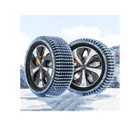 HOFUNTRE Cadenas Coche Nieve,Cadenas Ruedas Nieve, Para Camiones Ligeros, Suv, AutomóViles, Pickups, Paquete De 2 Antideslizantes,De Ancho De NeumáTico 155-295 Mm(205/60R14)