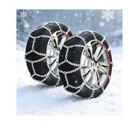HOFUNTRE Cadenas Para Coche Nieve,Cadenas Coche, Cadena De NeumáTicos De Emergencia De Acero Al Manganeso De AleacióN Espesa For Camiones, Camionetas Y Suv, Juego De 2(255/70R16)