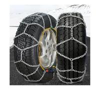 HOFUNTRE Cadenas Universales para Neumáticos，Cadena Coche Nieve | Material de Acero Aleado, Sistema Antideslizante de 360°, Ganchos Dobles en Forma de U(225/75R15)