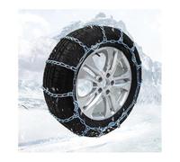 HOFUNTRE Cadenas Universales para Neumáticos，Cadenas Ruedas Nieve | Material de acero aleado, doble galvanizado, soldadura sin costuras, hebilla tipo cisne(255/70R15)