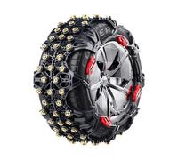 HOFUNTRE Cadenas Universales para Neumáticos，Cadenas Ruedas Nieve | TPU y Acero al Manganeso, Diseño Hueco, Bordes Triangulares Antideslizantes(225/75R15)
