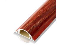 HOFUNTRE Canaletas para Cables Adhesivas, Diseño con Tapa Abatible, Fuerte Adhesivo para la Gestión de Cables en el Hogar, Oficina, Almacén(Red Wood,29x8mm/1.1x0.3in)