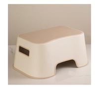 HOFUNTRE Reposapiés De Baño，Adecuado para Sala De Estar Familiar, Escritorio De La Habitación De Los Niños, Tocador del Dormitorio, Banco De Trabajo De La Cocina.(Light Brown)