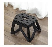 HOFUNTRE Reposapiés para Salón ，Taburete Plegable，Reposapiés Resistente，Adecuado para El Hogar, La Oficina, Los Negocios, La Educación Y El Campamento Al Aire Libre.(Black)