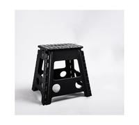 HOFUNTRE Reposapiés Portátil Ayuda ，Reposapiés Antideslizante，Adecuado for Salas De Estar, Áreas De Ducha De Baño, Áreas De Picnic Al Aire Libre, Oficinas, Mesas De Estudio, Etc.(Black,39*32*39cm)