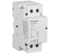 Hofwgele HCH8s-63 Modular Contactor 63A 230V 2NO 2Pole Household Contacto 50/60Hz DIN Rail Mounted Household Modular AC Contactor for Smart Home House Hotel