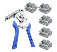 Hog Ring Pliers, Type M Cage Clips, Workholding Clamp Tool, Strong Grip For Fencing, Panel, Bird, Auto, Industrial, Crafts, Upholstery, Home, Workshop, Garden, Repair