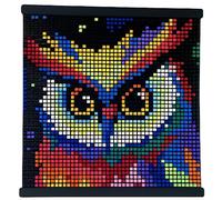 HOGALTHY Kit Mosaico DIY Pixel Art 3D con Beads de Colores - Manualidades para Niños y Adultos - 2300 Cuentas para Decoración del Hogar - Regalo Original (Búho)