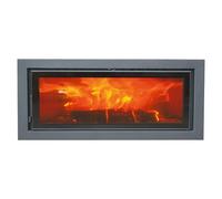 Panadero Hogar de leña 101-S (L x An x Al: 47 x 112 x 51 cm, 9 kW, 240 m³, Antracita)