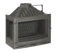 Hogar de Leña de Hierro Fundido SELENIC LATERAL IZQUIERDO de 10 kW y Salida Superior de 200 mm