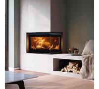 Hogar de leña panadero 6 kw 2 caras derecha