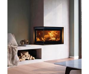 Hogar de leña panadero 6 kw 2 caras izquierda