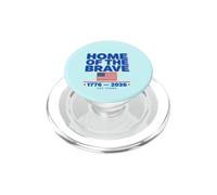 Hogar de los Valientes 1776 2026 Patriotic America PopSockets PopGrip para MagSafe