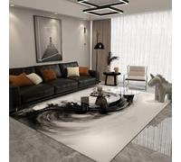 Hogar Dormitorio Comedor Alfombras Hogar y Decoración,Manta para mesa de centro impermeable,lavable y lavable,alfombra resistente a las manchas,alfombra gris para el suelo del dormitorio de la sala de