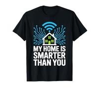 Hogar Inteligente Humor Smart House Tech WiFi Camiseta