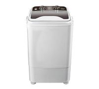 Hogar Mini Solo Barril Lavadora de Ropa Compacta Pequeña, Lavadora portátil de 7 kg, Lavado/Deshidratación Programada con Un Solo Clic, Deshidratación por Centrifugado, Limpieza Profunda (Gris)