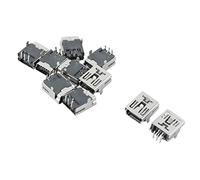 Hogar Oficina PC Ordenador Mini USB 5P Tipo B Hembra Conector Jack 10 Unidades