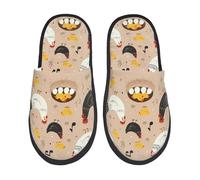 Hogar Pantuflas Pollo Cómodo Pantuflas De Fieltro Portátil Zapatillas De Estar Para Interior Viaje Hogar L