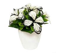 Hogar para decoración Bonsái Orquídea Artificial 18cm Libre de