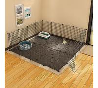 Hogar para mascotas, Recinto for animales pequeños, jaulas for gatos, jaula for perros, valla de metal for mascotas for interiores y exteriores, for cachorros, conejos, gatitos, hámster, cobayas, tort