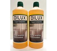 Hogar y Hobby - Dilux Pack Super Limpiador Para Suelos Laminados 2 Envases 1 Litro - Cuidado del Suelo Laminado y Tarima Sintética