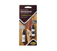 Hogar y Hobby - Rotulador - Reparador de Arañazos para Madera (Gris Claro/Gris Oscuro)