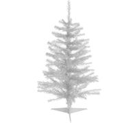 Hogar y Mas ÁRBOL DE Navidad Blanco Elegante 100CM Adorno NAVIDEÑO